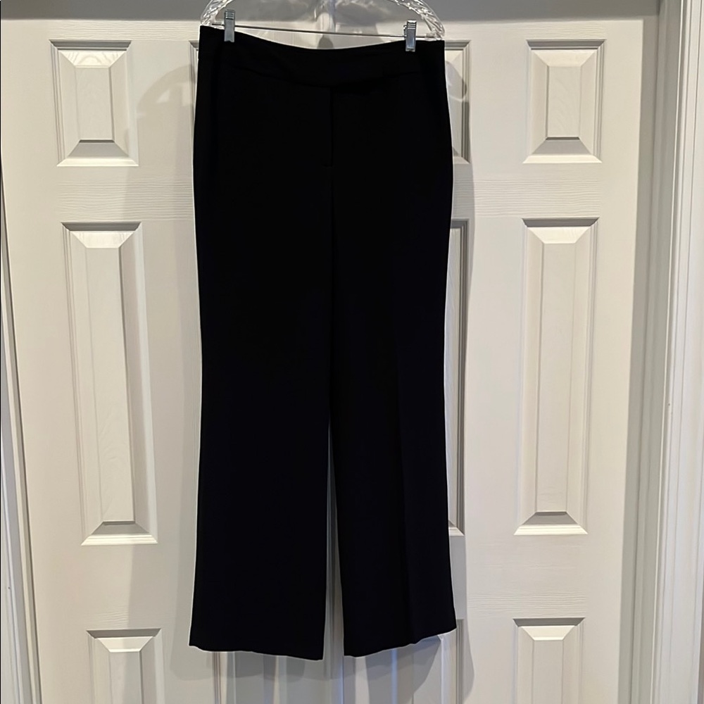 Ann Taylor Factory Black Wide-Leg Trousers - sz 12